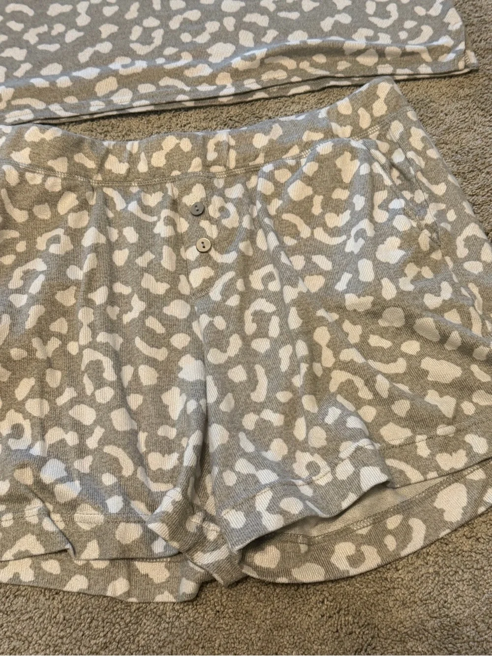 Cozy Leopard Print 3-Piece Pajama Lounge Set
